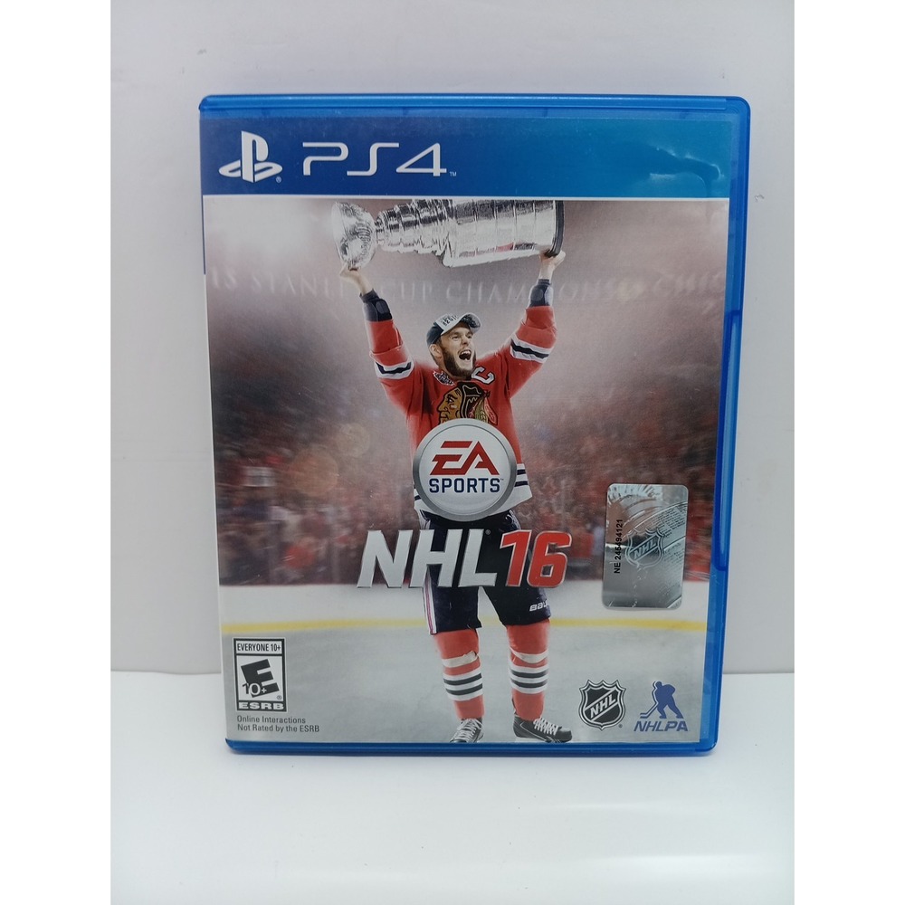 EA Sports NHL 16 PlayStation 4 PS4 Hockey Video Game Disc Case Manual